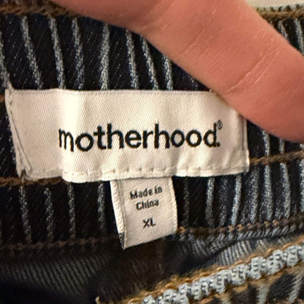 NWT Motherhood Maternity Wide-Leg Pull-On Jeans Under Belly Waist XL - Picture 8 of 10